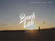 Tablet Screenshot of beachlab.org
